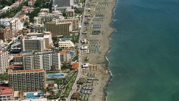 Imagen del litoral de Torremolinos.