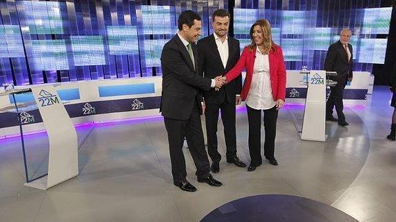 El debate a tres de Canal Sur fue seguido por 400.000 espectadores