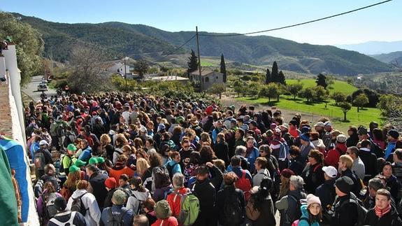 La marcha del año pasado superó las 700 personas. 