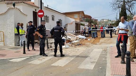 Lugar del accidente. 