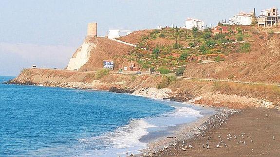 Imagen de la zona occidental de la playa de Calaceite, donde se ha previsto el recinto portuario. 