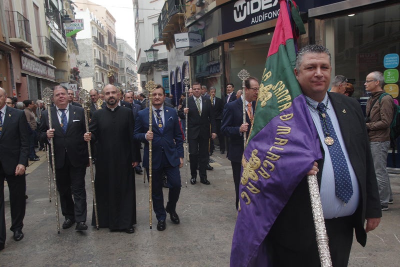 Eduardo Pastor, en la pasada procesión del Resucitado. 