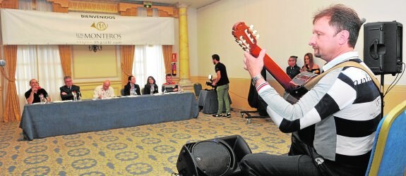 Un momento de la audición celebrada durante la jornada de ayer en el Hotel Los Monteros. 