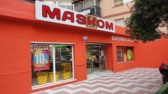 Un establecimiento de Maskom en Málaga. 