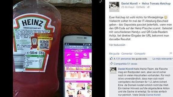 Imagen que colgó Korell en su perfil de Facebook