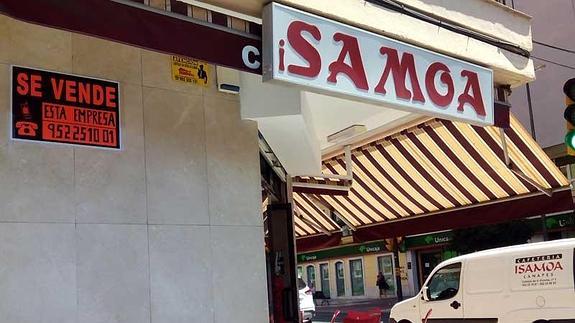 La cafetería Samoa, en venta