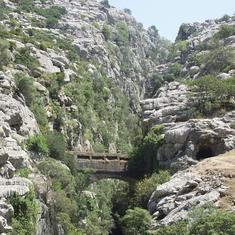 El cañón tiene unas dimensiones vertiginosas