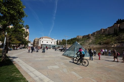 Parte de las obras del entorno del Picasso se financió con fondos adicionales. 