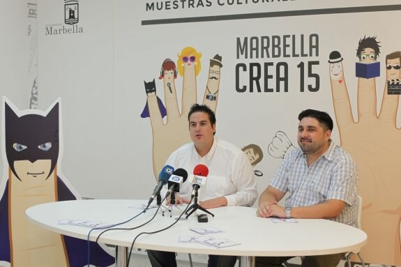 Manuel García junto a Javier Mena. :: josele-lanza