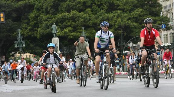 Este domingo se celebra en Málaga el Día de la Bicicleta.