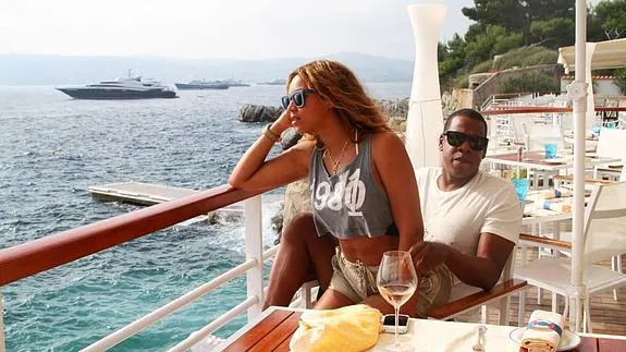 Beyoncé y Jay Z, en unas vacaciones anteriores.