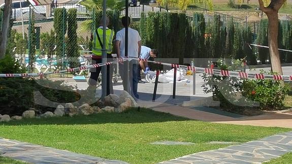 Lugar donde apareció el cuerpo.