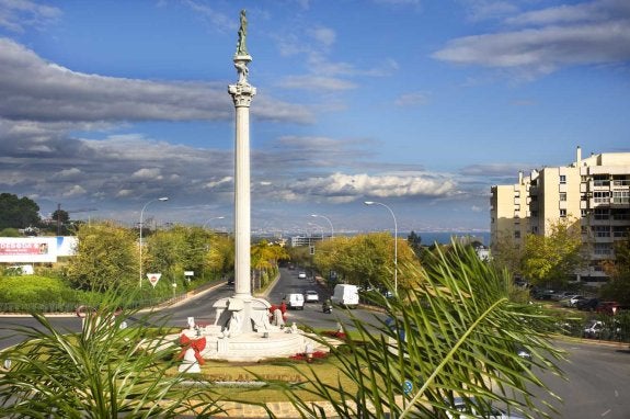 Imagen de la avenida Rafael Gómez Sánchez, ahora de la Libertad. a. g.