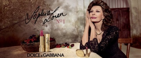 Sophia Loren, modelo a los 81