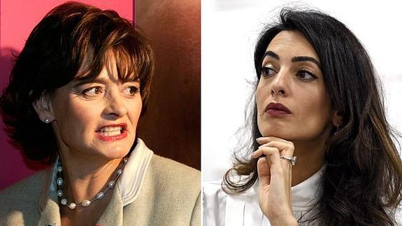 Cherie Blair y Amal Clooney. 
