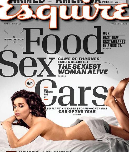 Emilia Clarke protagoniza la portada de noviembre de Esquire