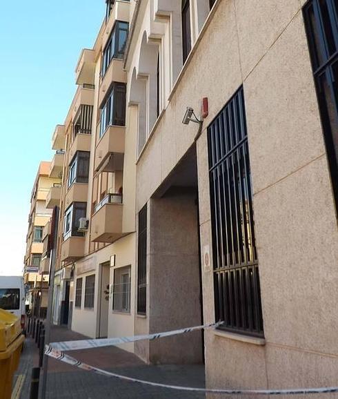 Aspecto de la zona afectada, este mediodía.