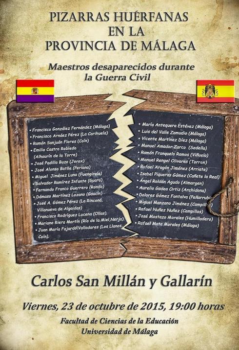 Expedientes. El profesor Carlos San Millán ha recuperado información de 29 de los maestros desaparecidos. 