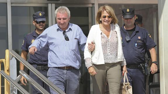 Isabel García Marcos, en los juzgados de Málaga. 