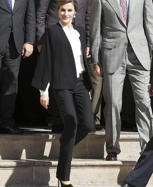 Doña Letizia, en su visita a Málaga
