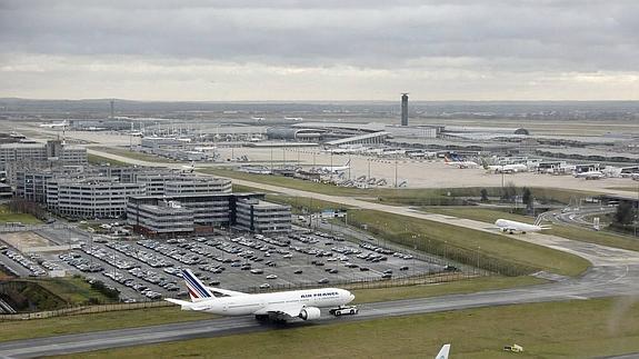 Vista del aeropuerto Charles de Gaulle.