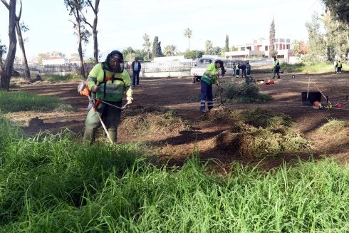 Trabajos en el entorno de la basílica. :: josele-lanza