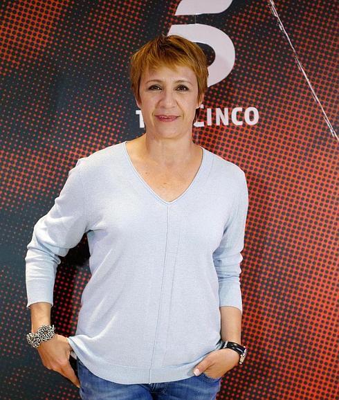 Blanca Portillo en la presentación de la nueva serie "Sé quién eres".