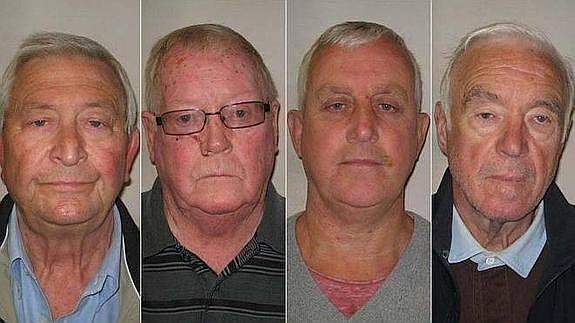 Terry Perkins, John Collins, Daniel Jones y Brian Reader fueron detenidos por robar en la empresa Hatton Garden.