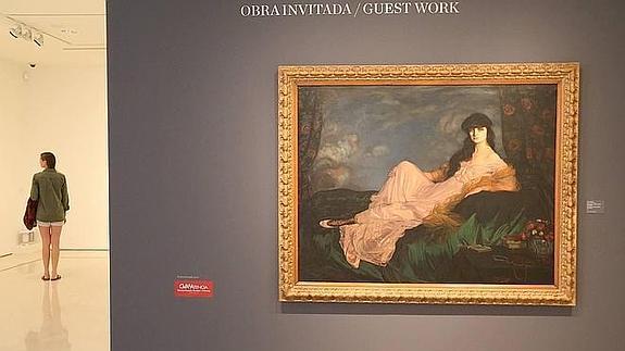 El cuadro ermanecerá en el Museo Carmen Thyssen hasta el 14 de febrero. 