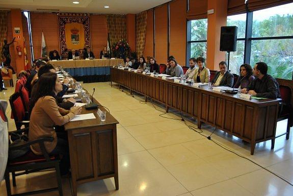 Inicio del último pleno ordinario del año en Estepona. 