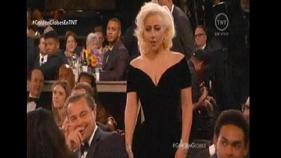 DiCaprio, junto a Lady Gaga.