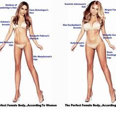 ¿Cuál es el cuerpo ideal para hombres y mujeres?