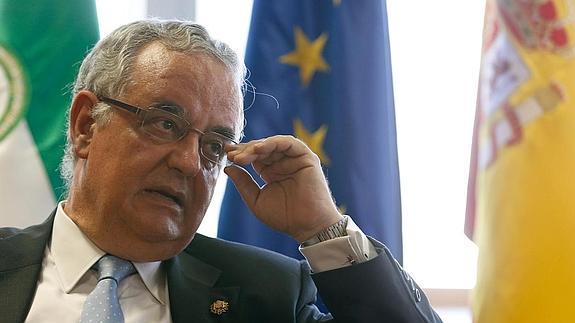 Antonio Alcalá, presidente de la Audiencia Provincial de Málaga.