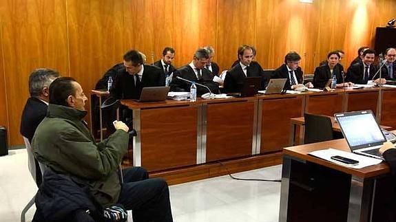 Julián Muñoz, en la sesión de hoy antse del incidente. 