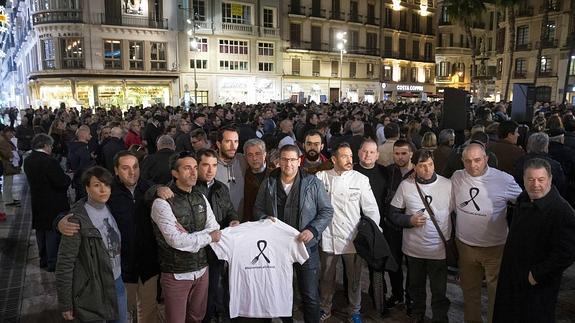 La plaza de la Constitución arropando a los estrella Michelin. 
