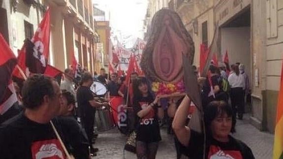 La manifestación de Sevilla. 