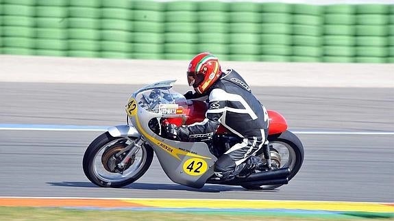 Luis Mata, malagueño habitual en las carreras de Clásicas.
