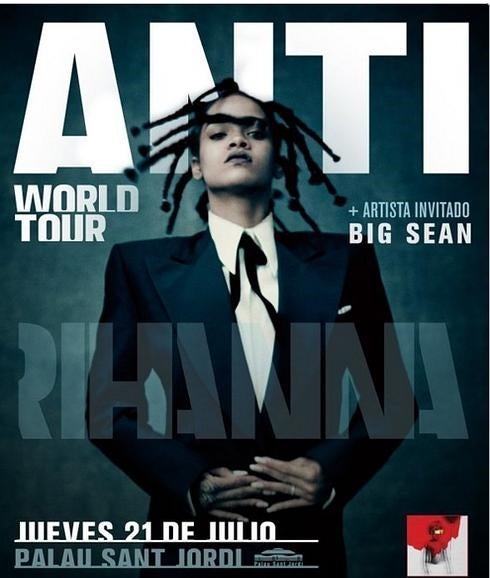 Cartel del Anti World Tour de Rihanna