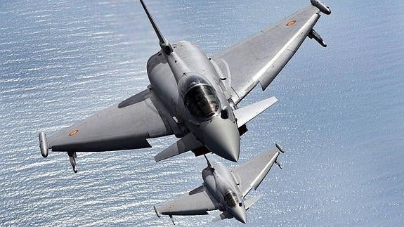 El caza de combate Eurofighter será uno de los platos fuertes del certamen. 