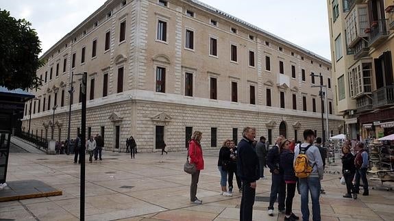 Edificio del palacio de la Aduana, sede del Museo de Málaga. 