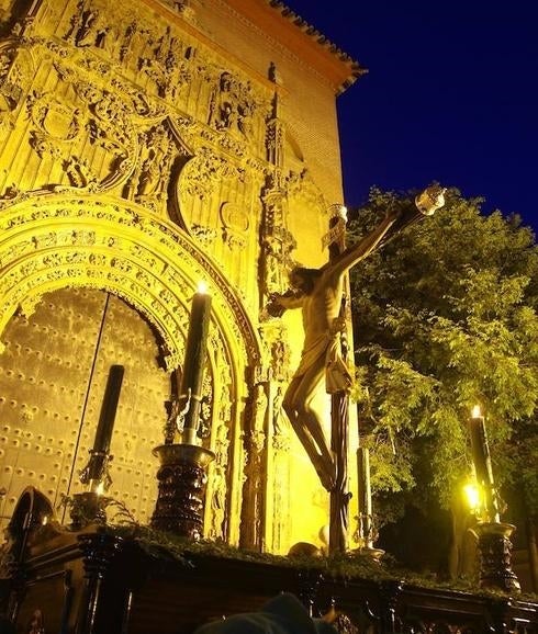 Cristo de la Vera Cruz, de las Cofradías Fusionadas de San Juan 