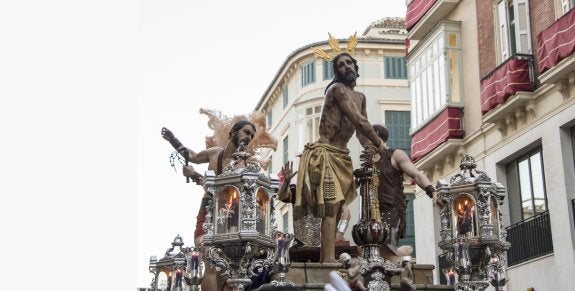 Miércoles Santo. Nuestro Padre Jesús de Azotes y Columna en su trono. :: Santiago Guerrero-Strachan Carrillo