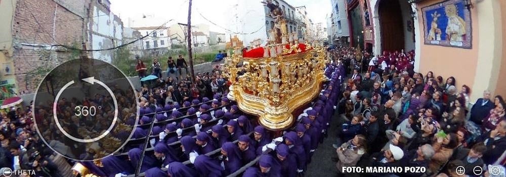 Salida de la cofradía de Gitanos hoy.