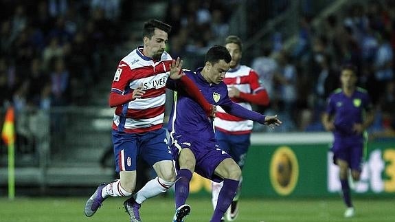 Juanpi ve frenada su carrera por el agarrón de Cuenca.