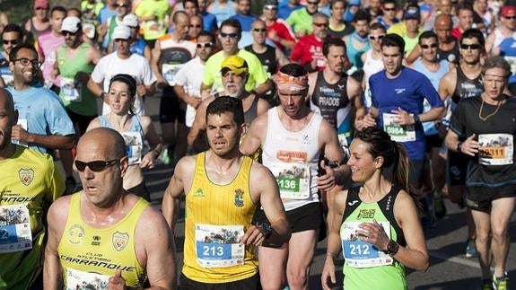 Una de las imágenes de la carrera. 