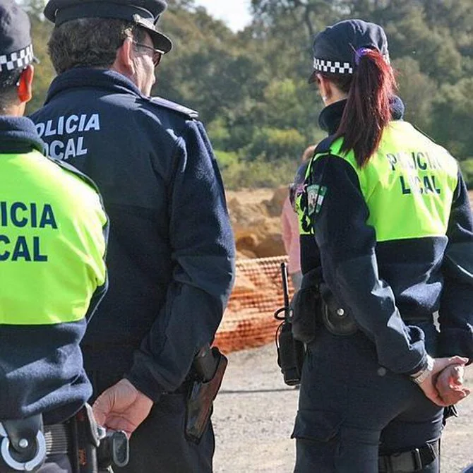 Agentes de la Policía Local en una imagen de archivo. 