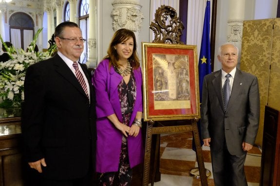 Antonio Domínguez, Gemma del Corral y Manuel Olmedo. :: e. nieto