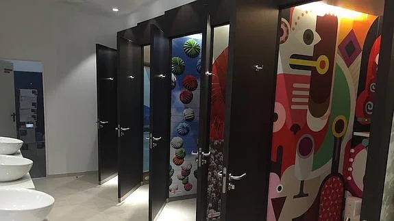 Imagen de los nuevos baños
