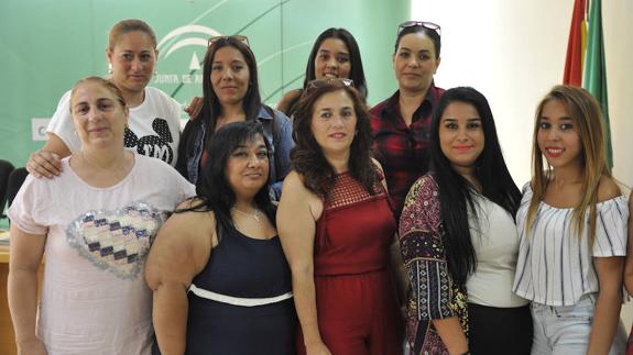 Algunas de las voluntarias que han creado la nueva asociación. 