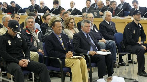 Un momento del juicio del caso Malaya. 